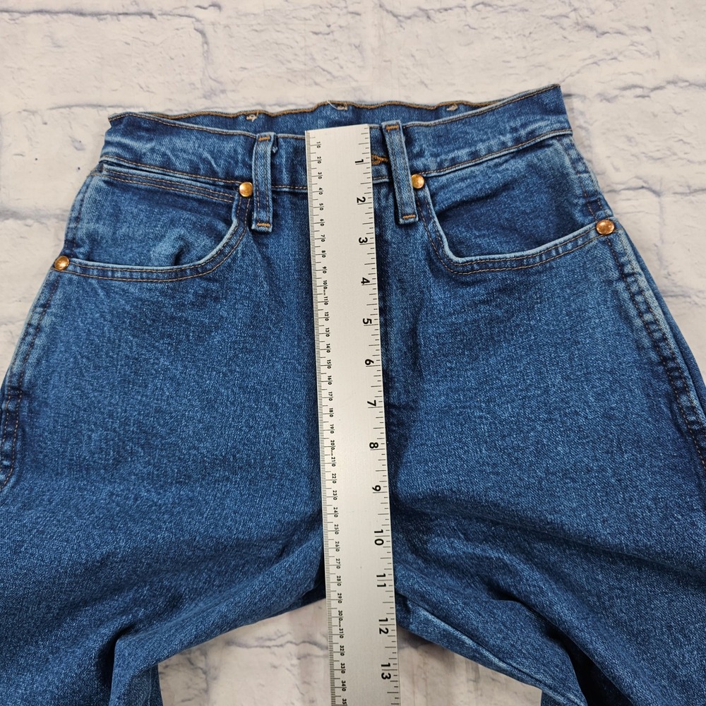 Wrangler Jeans Women 1x32 Blue High Rise Straight Leg Western Classic Denim VTG - Picture 5 of 10